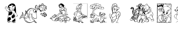 Disney family 1 font preview